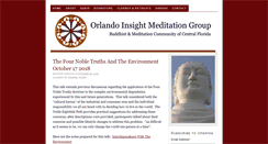 Desktop Screenshot of orlandoinsightmeditation.org